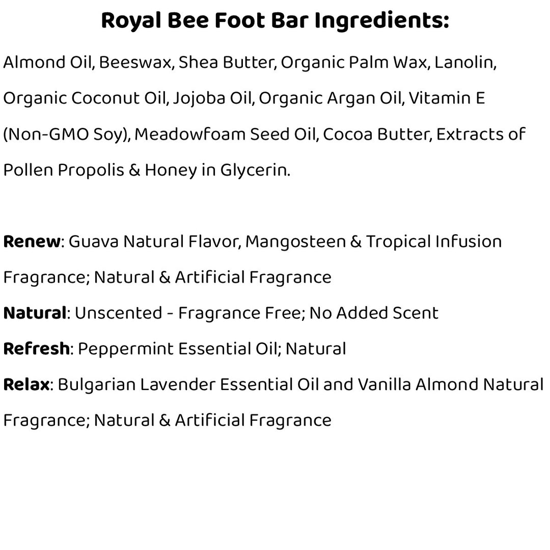 Royal Bee Foot Bar