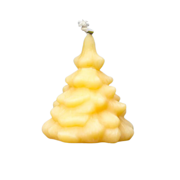 Beeswax Spruce Tree Candle