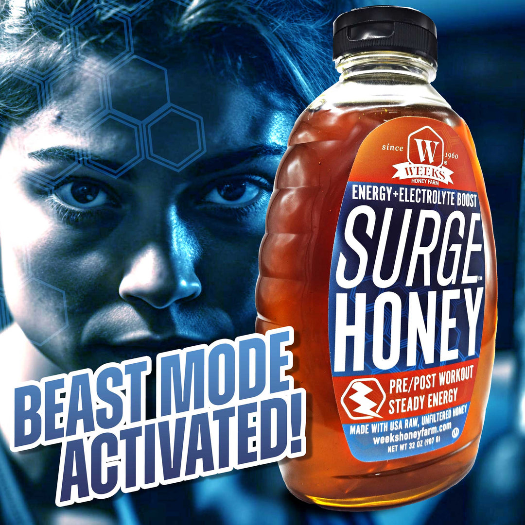 Surge Honey™ – Pure Raw Energy &amp; Electrolyte Boost for Pre/Post Workouts