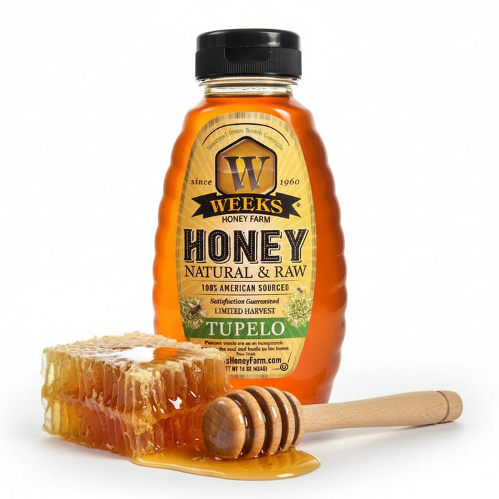 Mono-Floral Honey Trio – Blackberry, Orange Blossom &amp; Tupelo (3 x 16 oz)