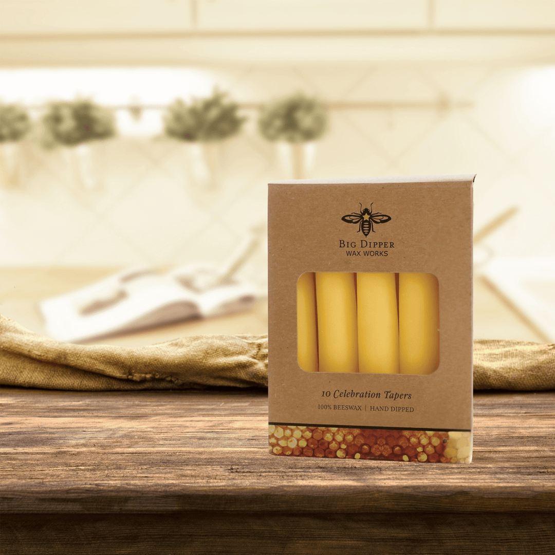 Beeswax Celebration Tapers