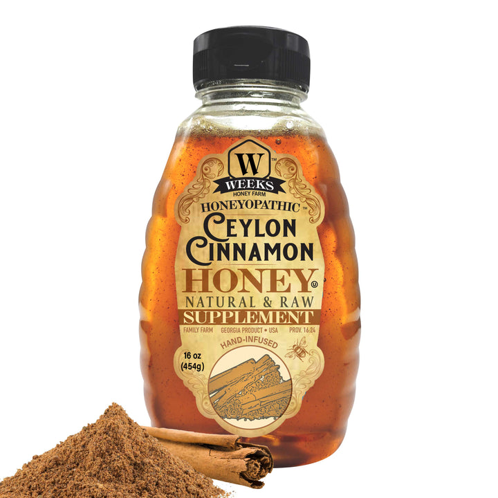 Infused Honey Trio – Ceylon Cinnamon, Rosemary &amp; Salted Honey (3 x 16 oz)