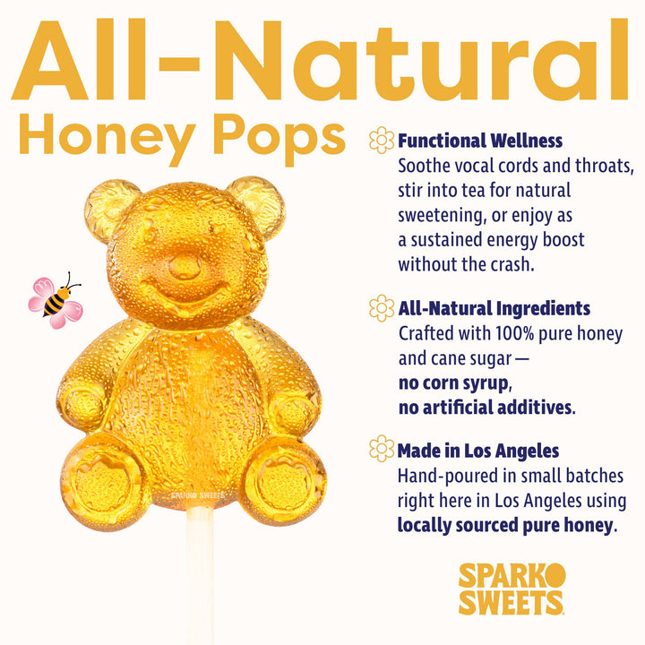 Honey Bear Lollipops - 2"