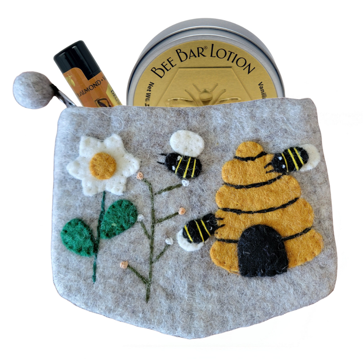 Wollbeutel Bienenbeutel Geschenkset