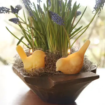 Song Bird Beeswax Candles
