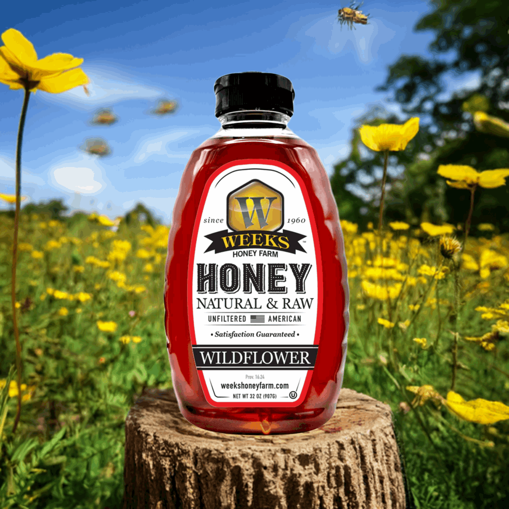 Georgia Wildflower Honey | 100% Raw &amp; Pure – Weeks Honey Farm