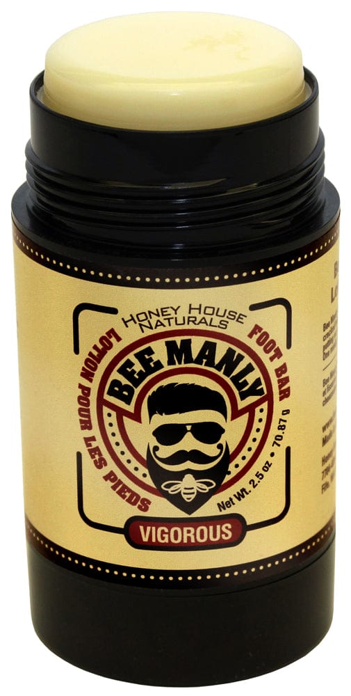 Honey House Naturals Bee Manly Foot Bar Lotion