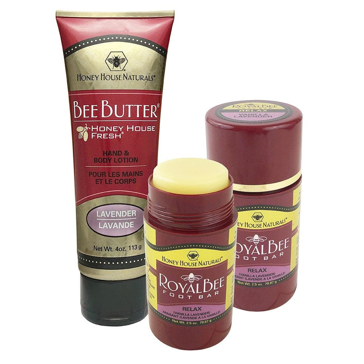 Honey House Naturals Choose Your Own Scent Bee Butter Cream Tube & Foot Bar Gift Set