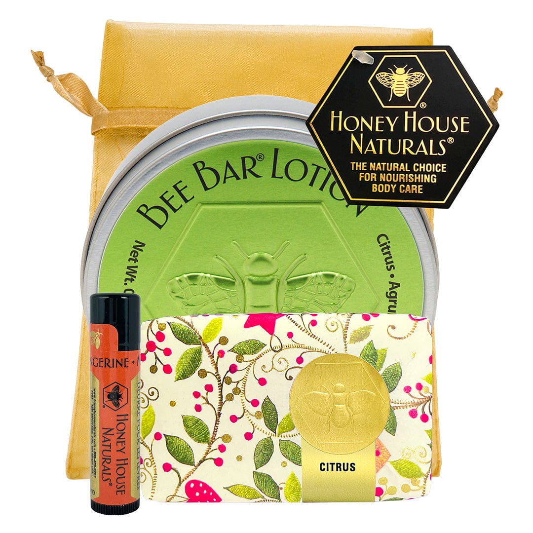 Honey House Naturals Citrus Holiday 3 Piece Soap Gift Set - While Supplies Last