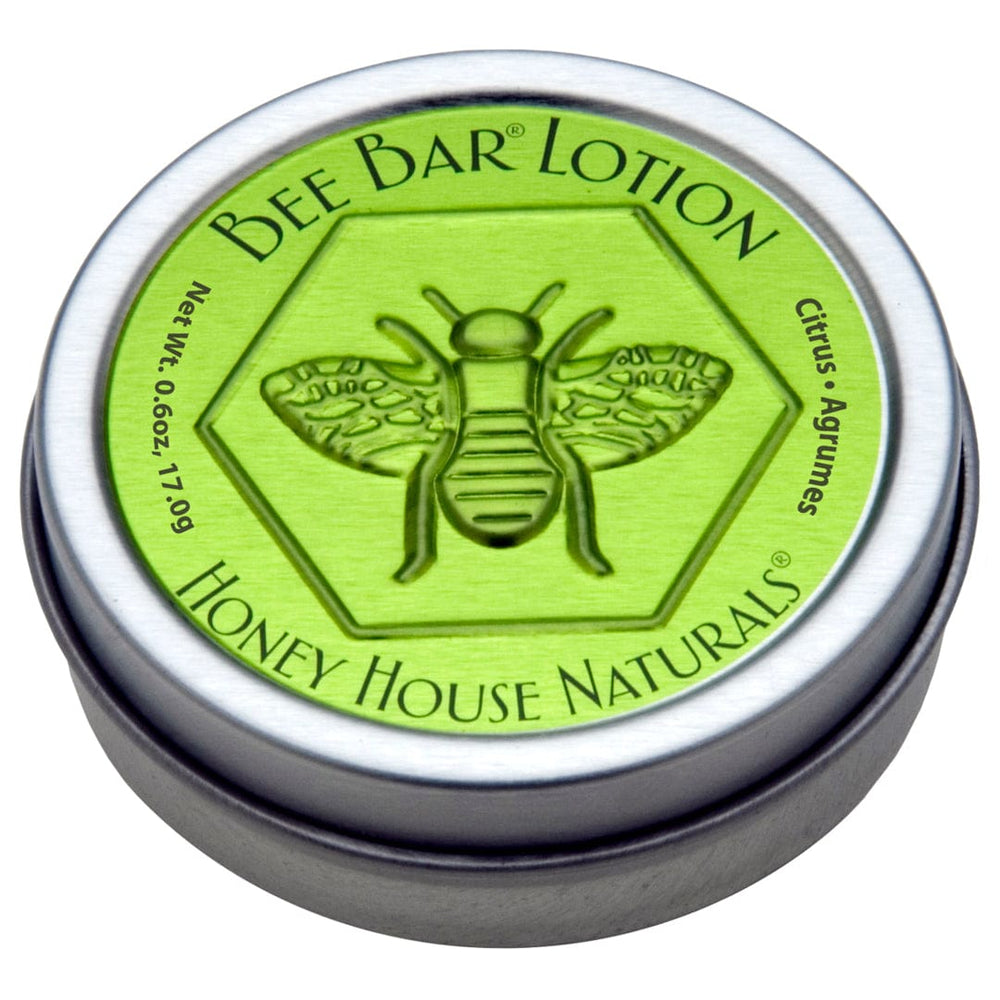 Honey House Naturals Citrus Small Bee Bar Lotion Bar