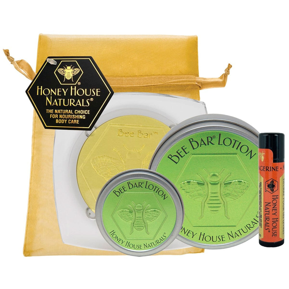 Honey House Naturals Citrus & Tangerine 4-Piece Lotion Gift Set