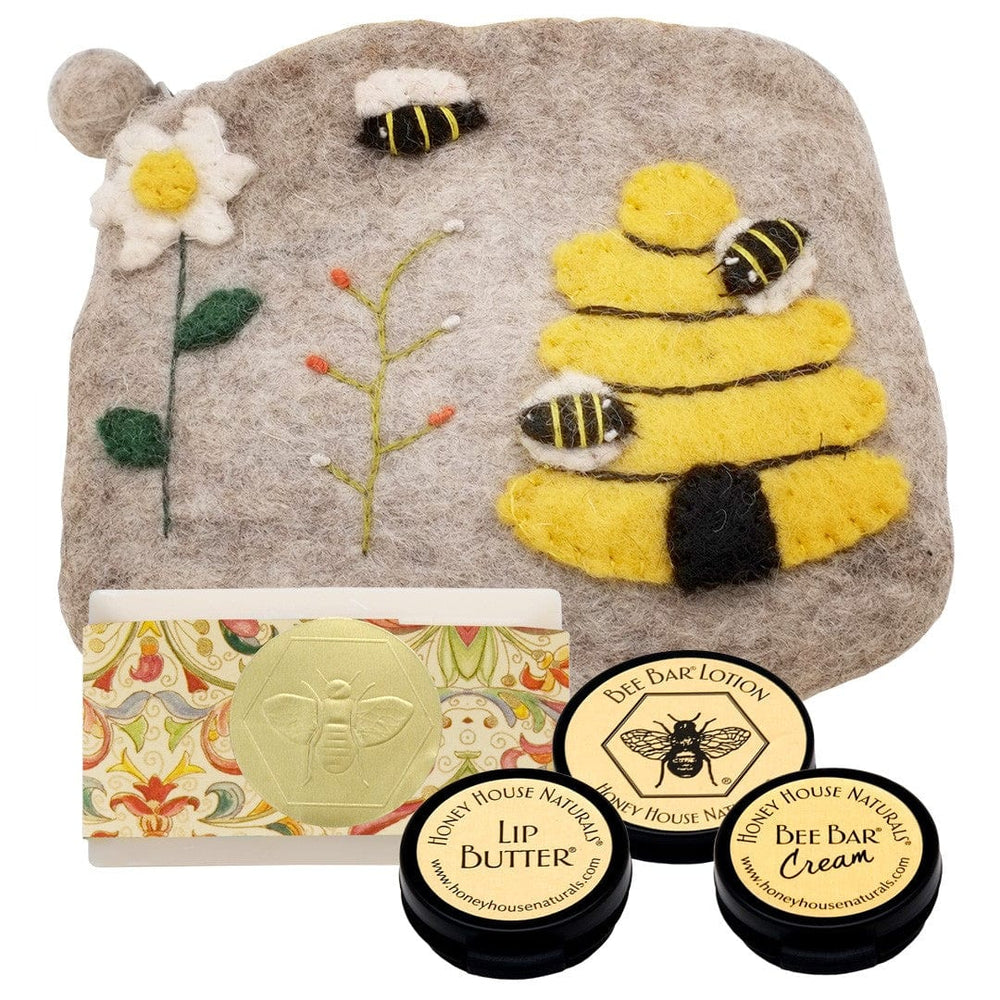 Honey House Naturals Citrus Wool Bee Bag with Samples