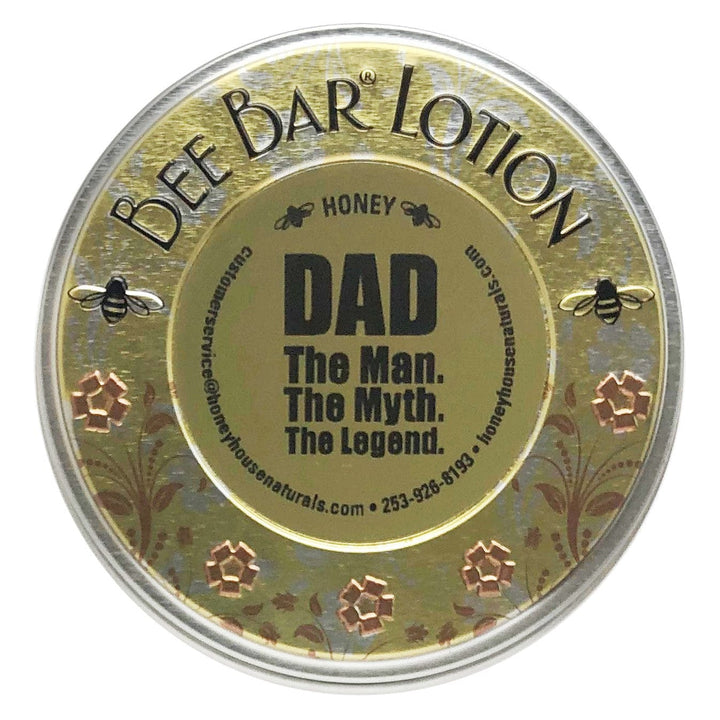 Honey House Naturals Dad / Honey Sentiment Large Bee Bar - Dad, Mom, Son, Daughter