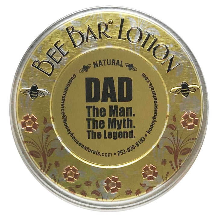 Honey House Naturals Dad / Natural Sentiment Large Bee Bar - Dad, Mom, Son, Daughter