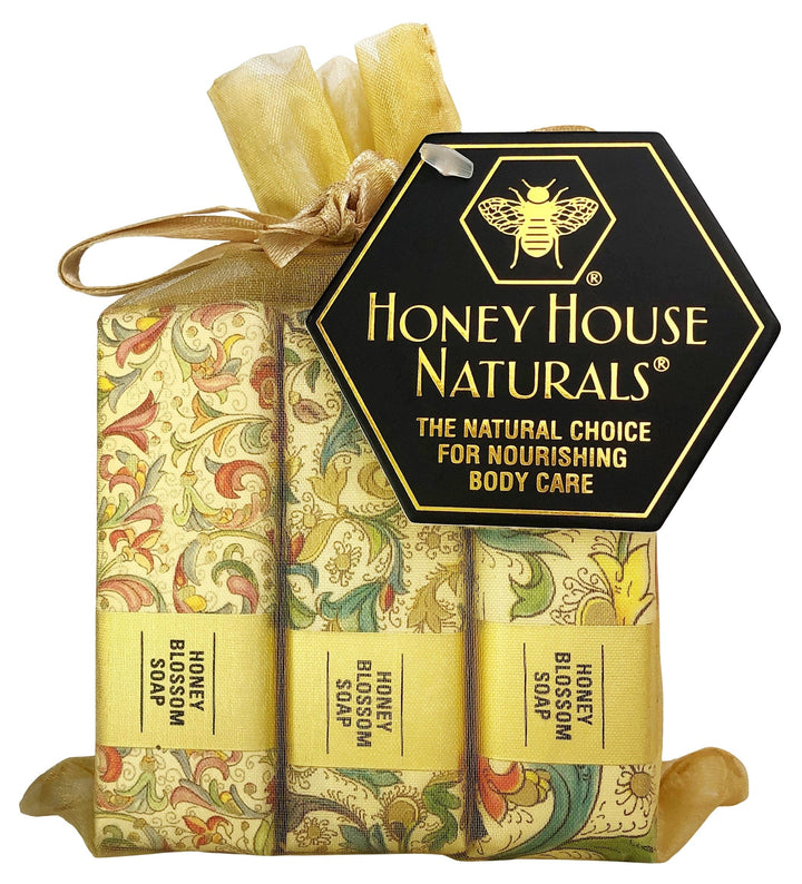 Honey House Naturals Honey House Assortment 3 Wrapped Soap Gift Set
