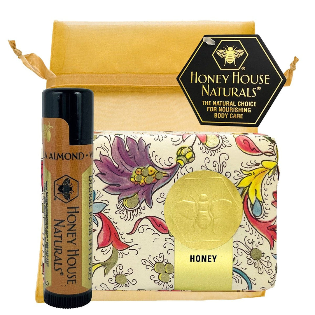 Honey House Naturals Honey Lip Butter & 3.5oz Soap Gift Set