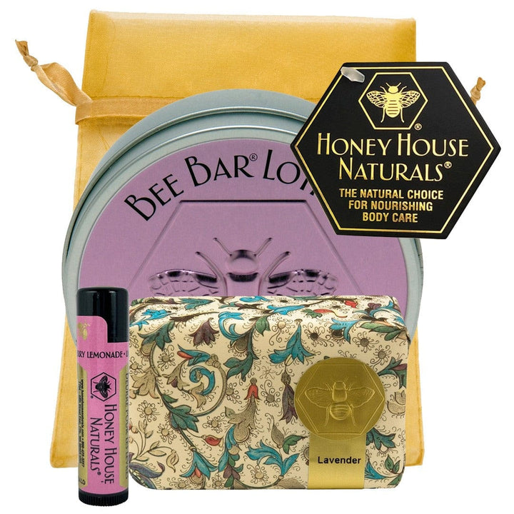 Honey House Naturals Lavender - Lavender - Raspberry Lemonade 3-Piece Soap Gift Set