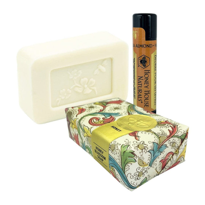Honey House Naturals Lip Butter & 3.5oz Soap Gift Set