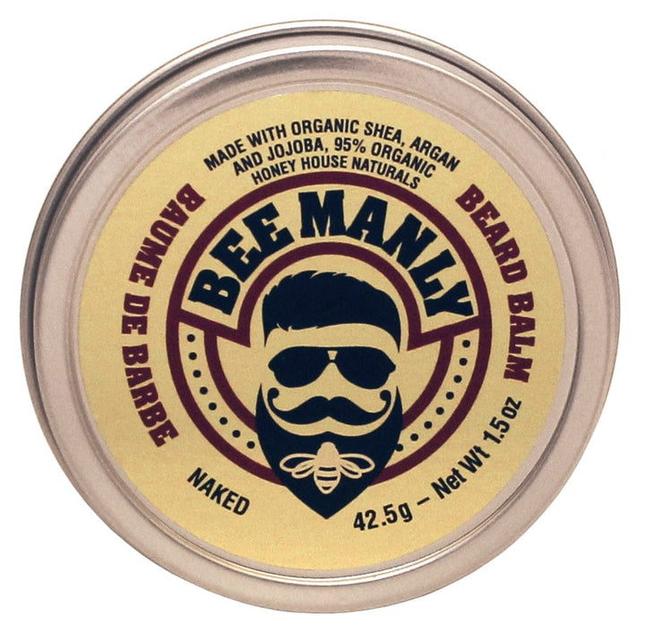 Honey House Naturals Naked Bee Manly Beard Balm