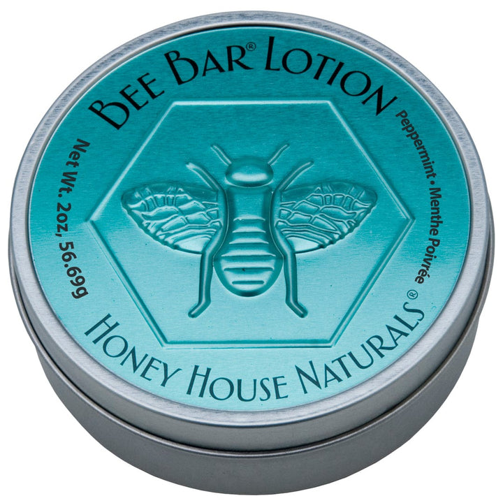 Honey House Naturals Peppermint Large Bee Bar Lotion Bar