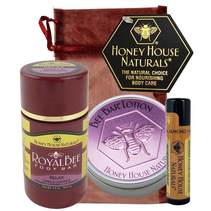 Honey House Naturals Relax - Lavender Vanilla The Works! Gift Set