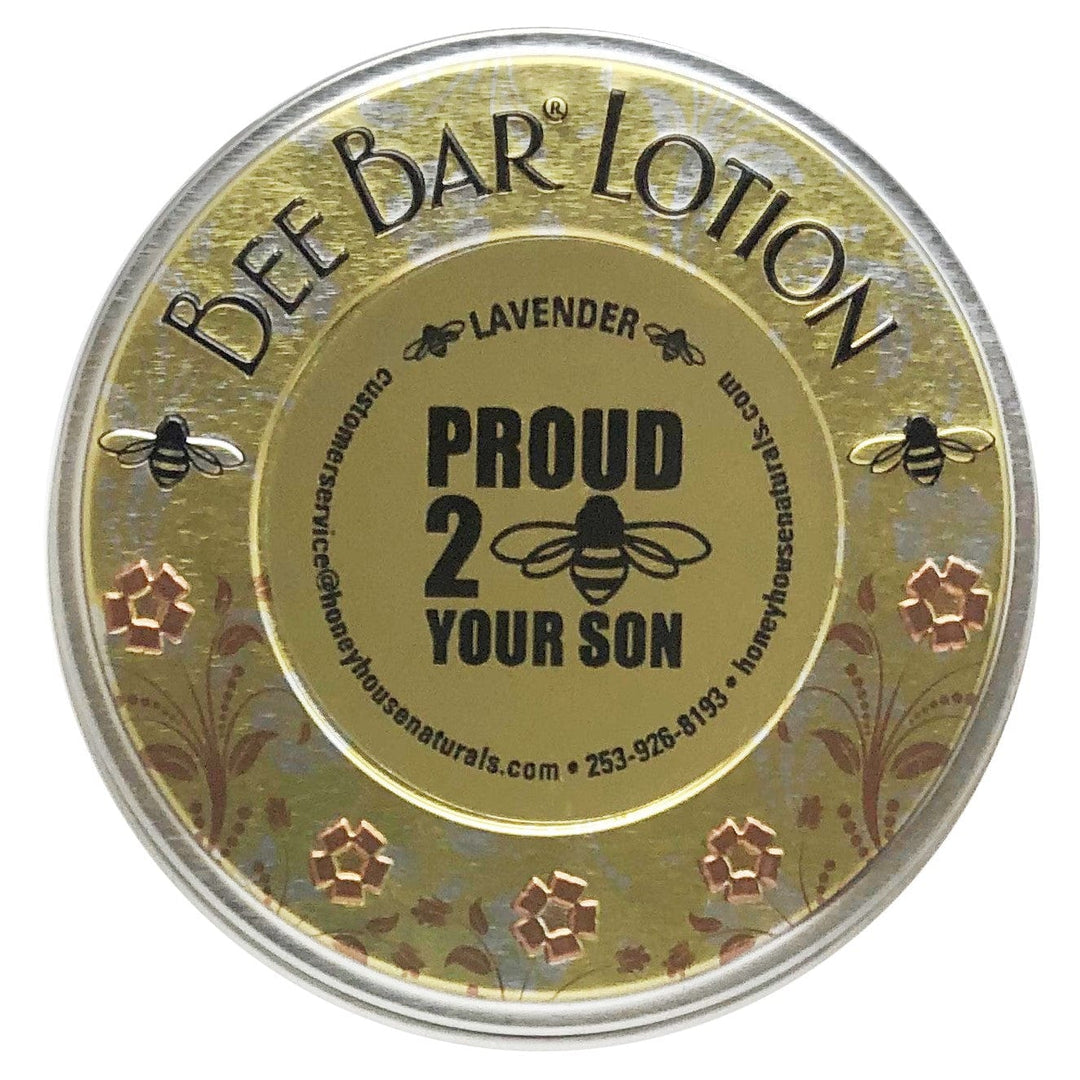Honey House Naturals Son / Lavender Sentiment Large Bee Bar - Dad, Mom, Son, Daughter