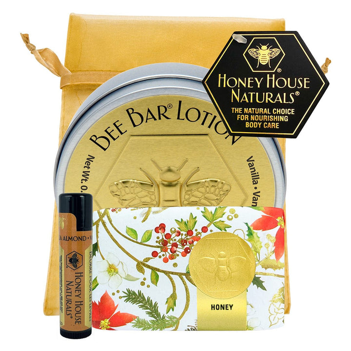 Honey House Naturals Vanilla Holiday 3 Piece Soap Gift Set - While Supplies Last