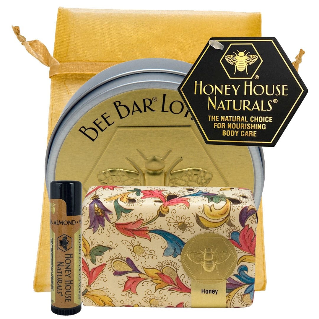 Honey House Naturals Vanilla - Honey - Vanilla Almond 3-Piece Soap Gift Set